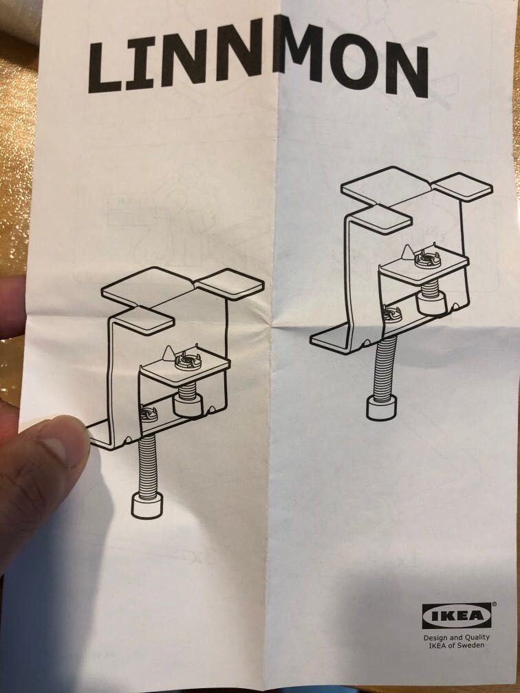 Ikea linnmon bracket connector, Furniture & Home Living, Furniture