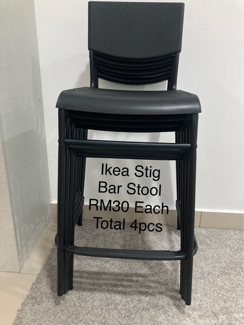 Ikea stig bar stool, Furniture & Home Living, Furniture, Chairs on