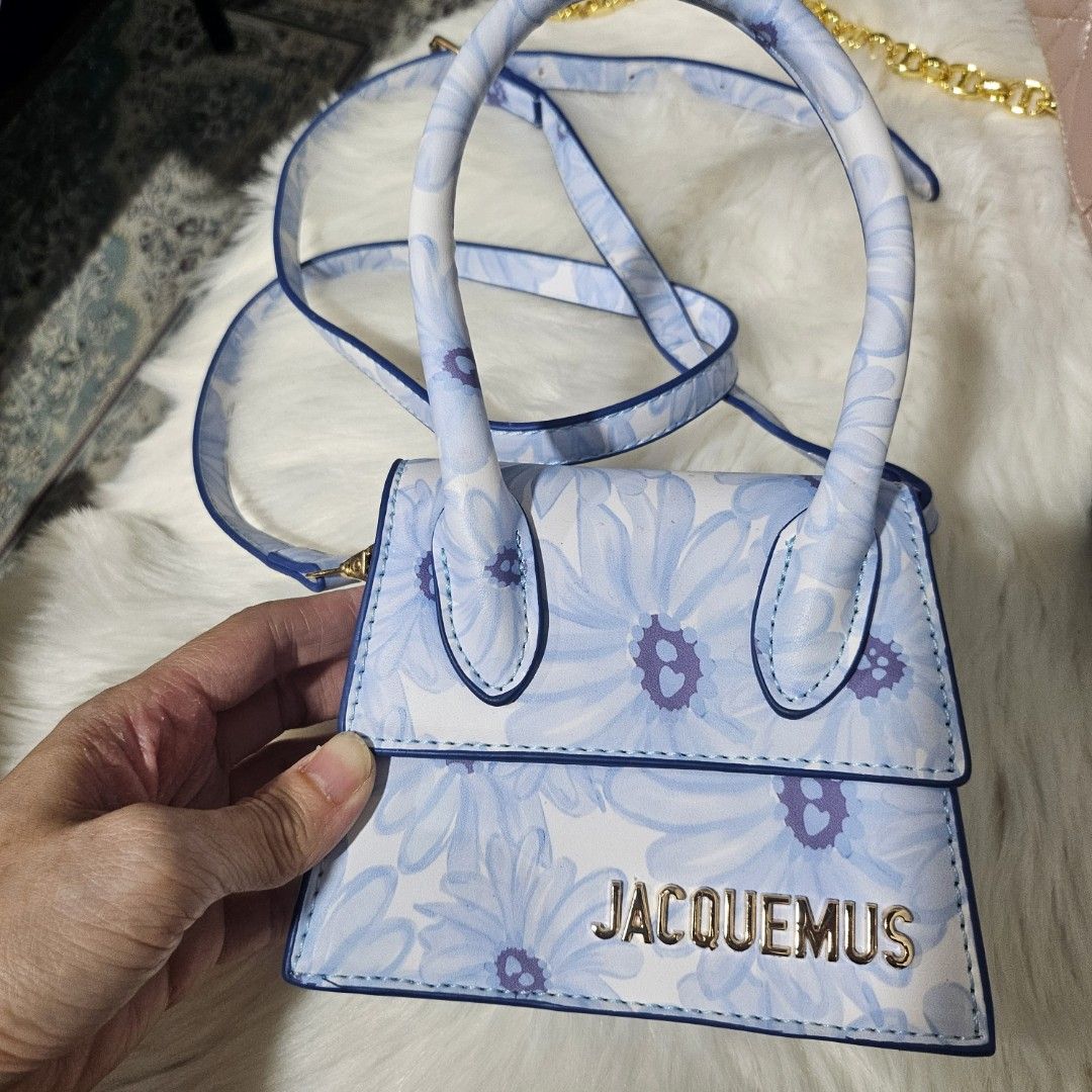 Jacquemus blue flower bag shop