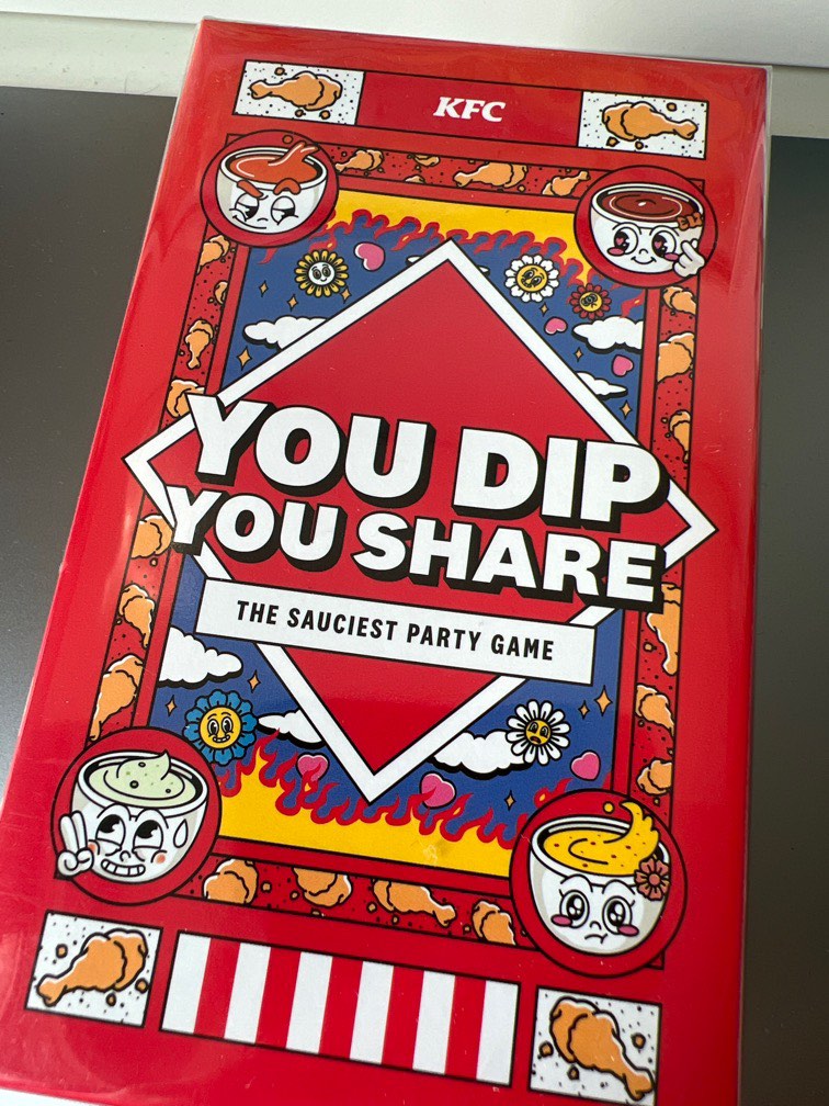KFC You Dip You Share Party Card Game, Hobbies & Toys, Toys & Games on