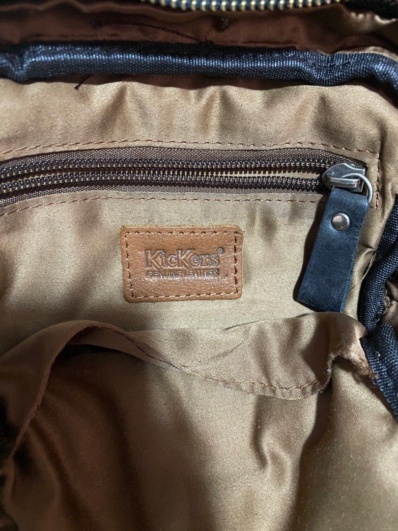 kickers genuine leather Men s Fashion Bags Sling Bags on Carousell