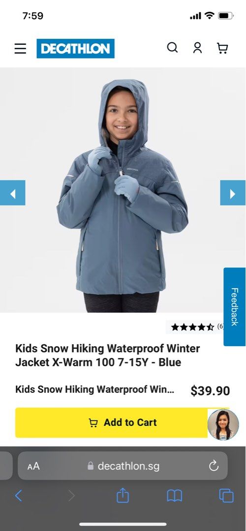 Warm waterproof winter jacket sale