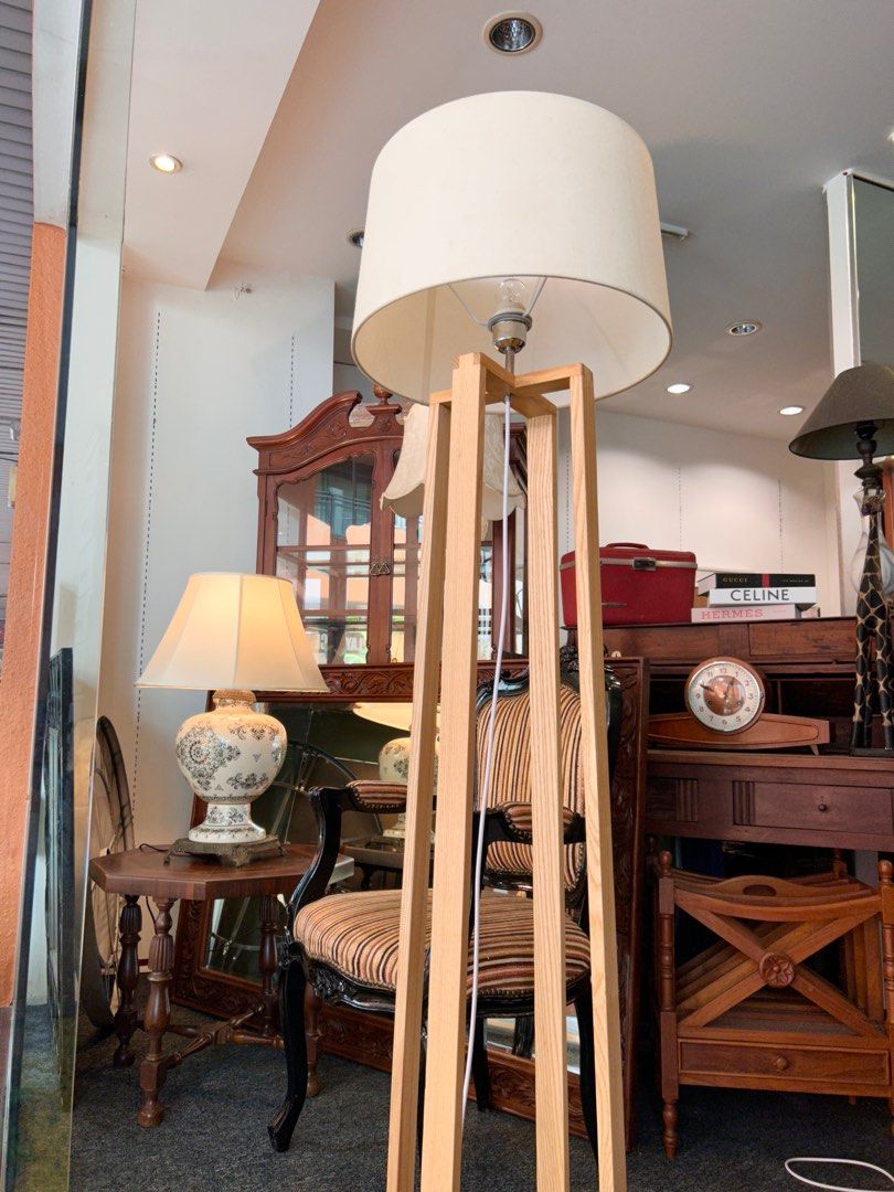 Kmart NORDIC wooden standing lamp
