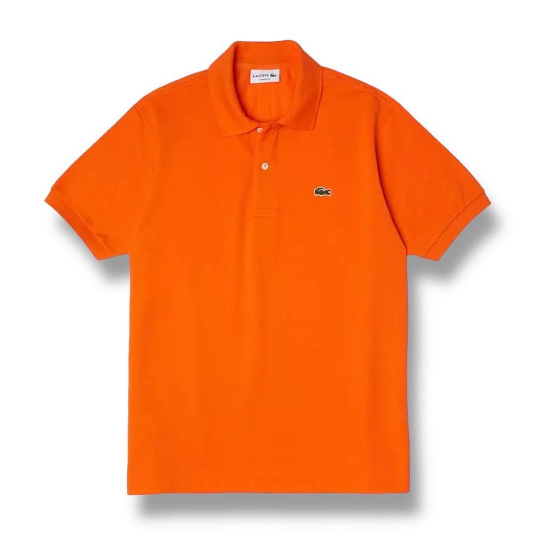 LACOSTE Men’s Classic Fit 12 Polo Shirt in Orange (L)