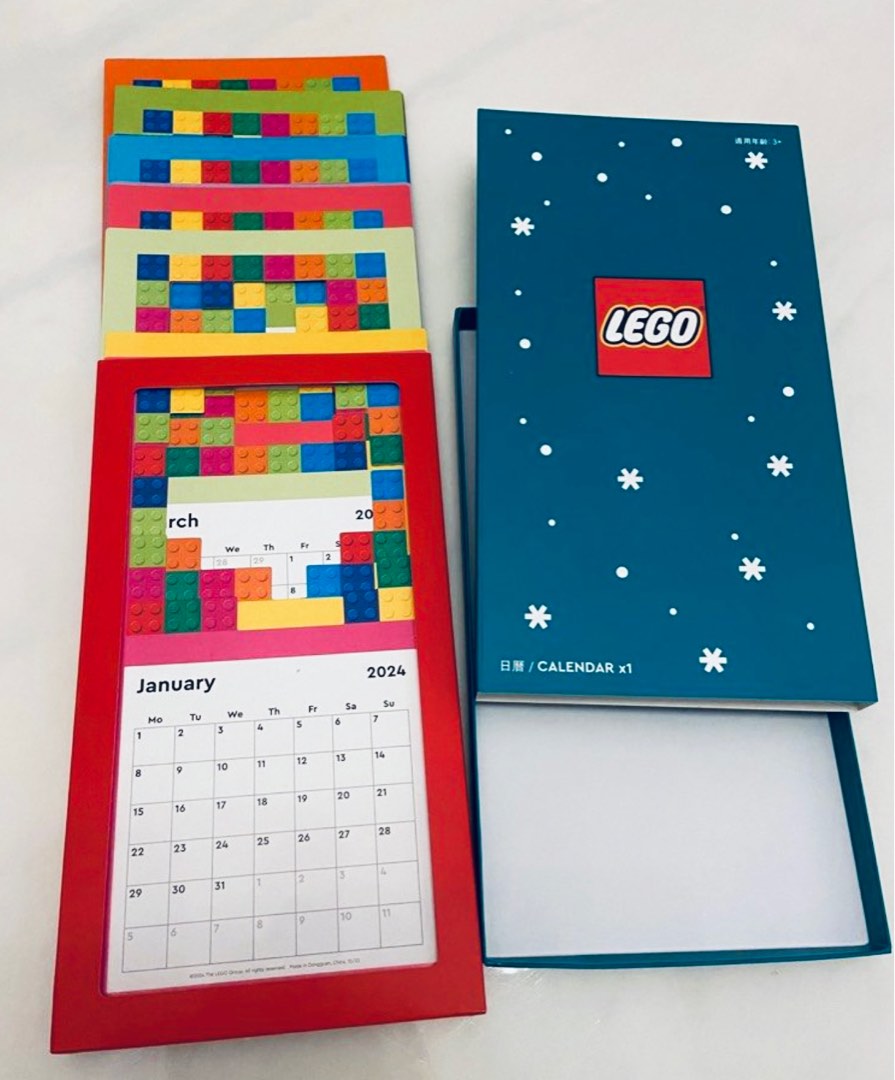 Lego 2024 Calendar, 興趣及遊戲, 玩具 & 遊戲類 Carousell