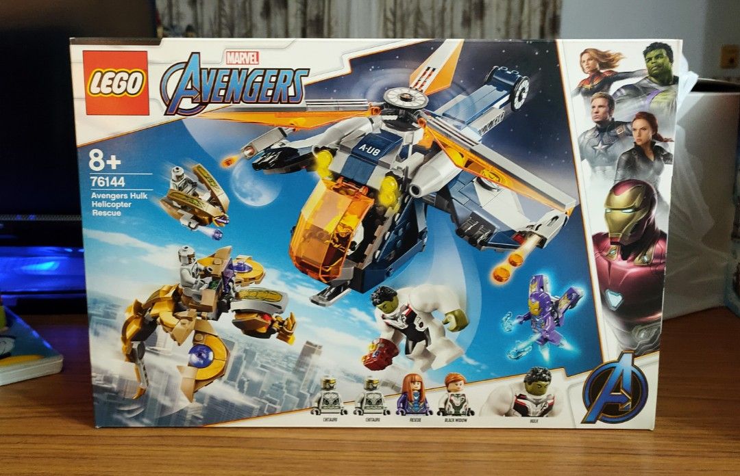 Lego super heroes avengers hulk helicopter rescue discount 76144