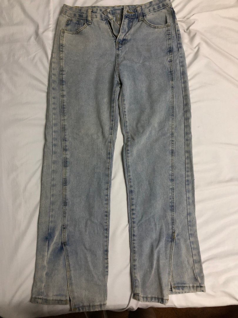 Light Wash Straight Jeans main image 0