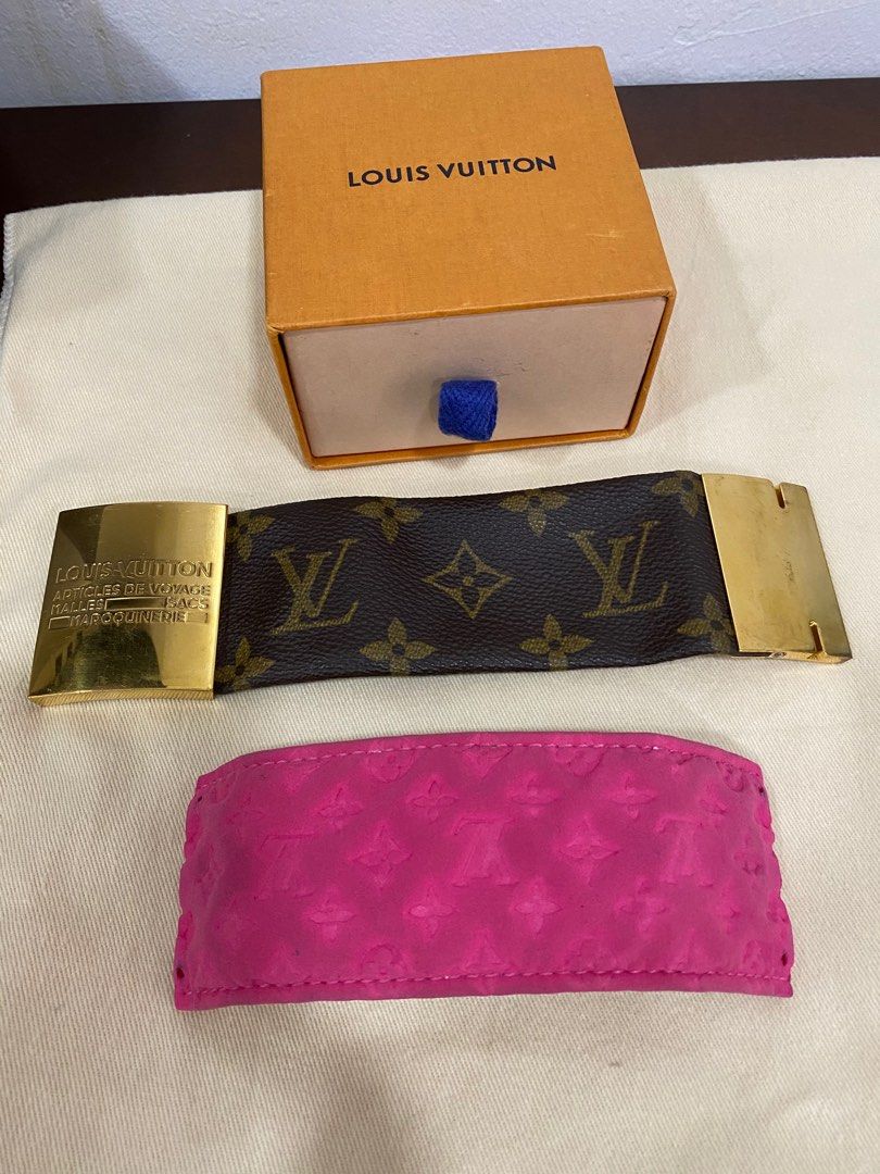 Louis Vuitton Wrist Strap (Category: Luxury Bags & Wallets) located in Malolos. Submitted by architectjerry (Listing ID 1273751686, Image 2). Description: Pink strap authentic from manufacturer Monogram-authentic monogram canvass.