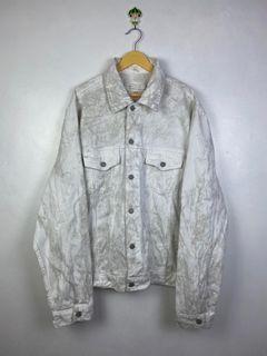 Maison Margiela - Line 10 Marble white denim jacket