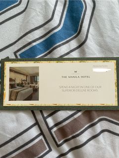 Manila Hotel Superior Deluxe Room Overnight Staycation