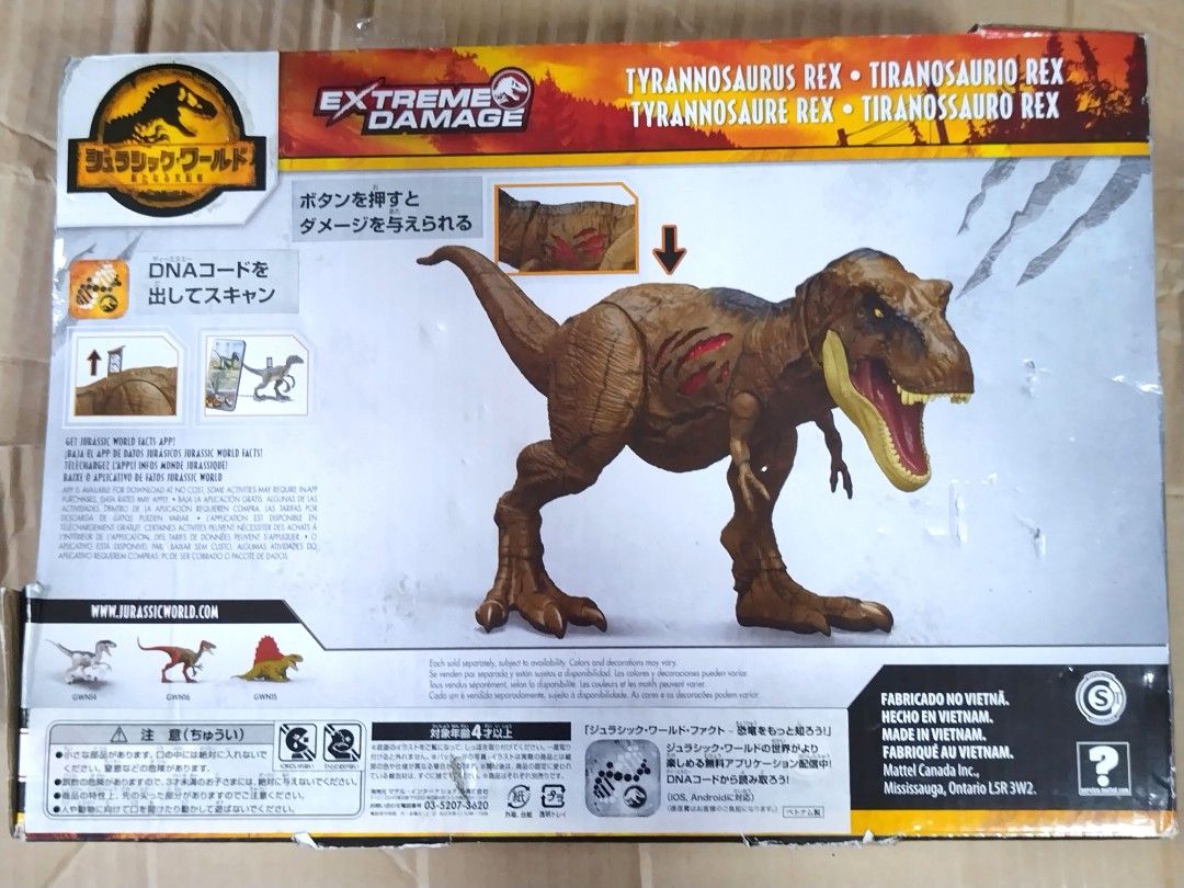 JURASSIC WORLD EXTREME DAMAGE Tyrannosaurus Rex