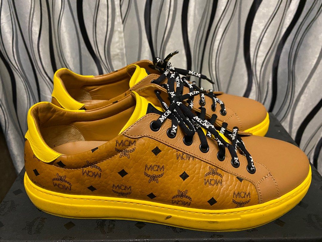 Mcm cognac sneakers store