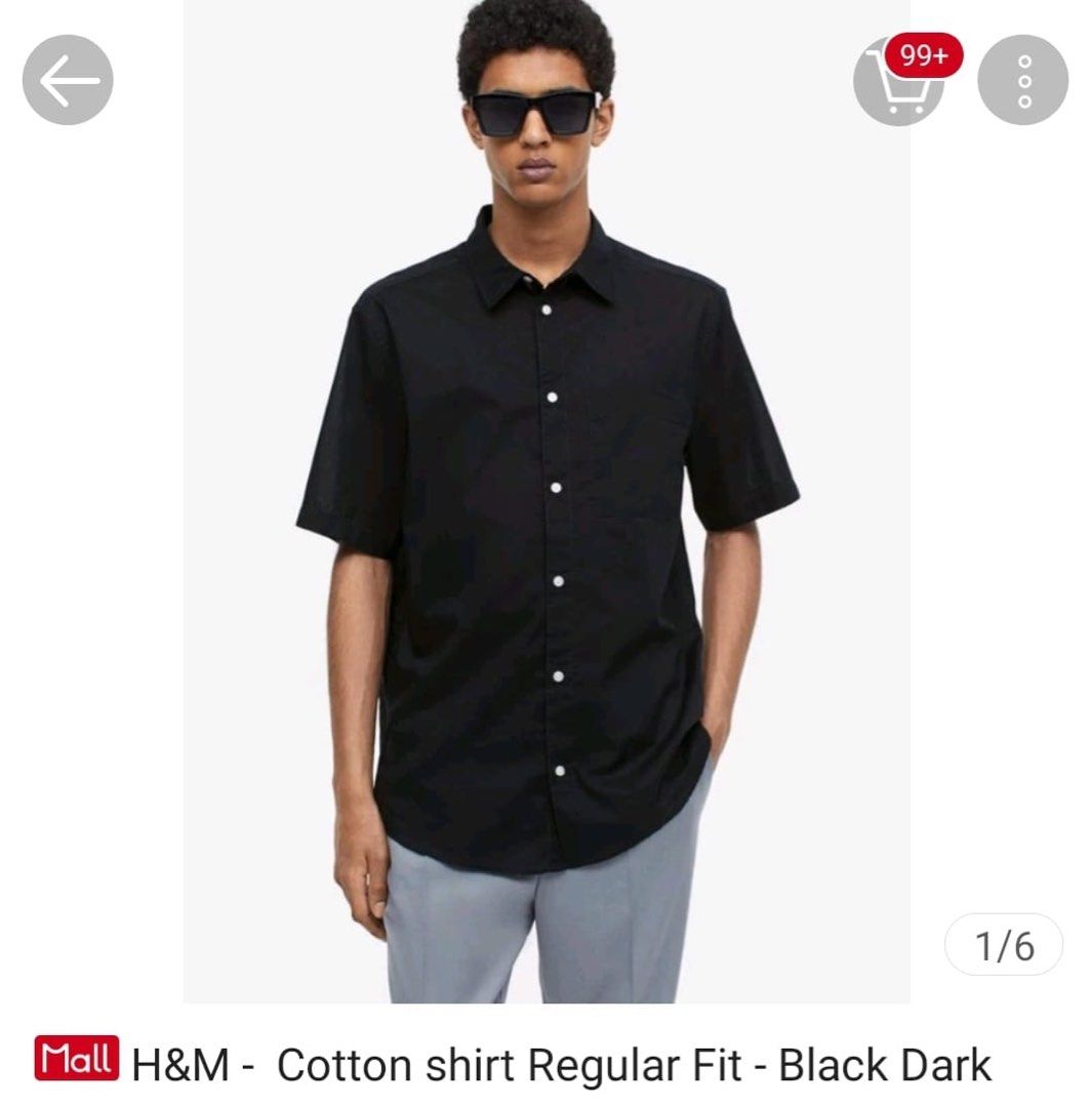 Men s short sleeve shirt Men s Fashion Tops Sets Formal