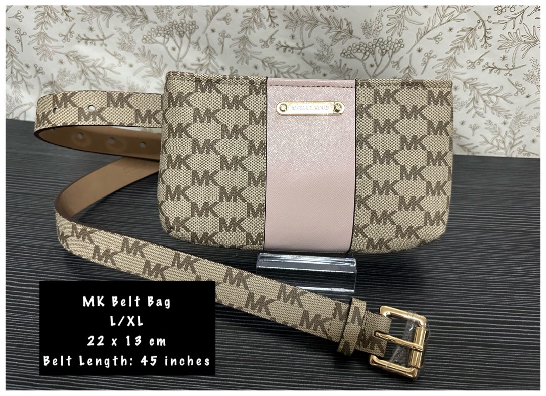 Michael Kors Ladies Maisie 2 In 1 Waistpack Fannypack Belt Bag Crossbody  Vanilla | eBay