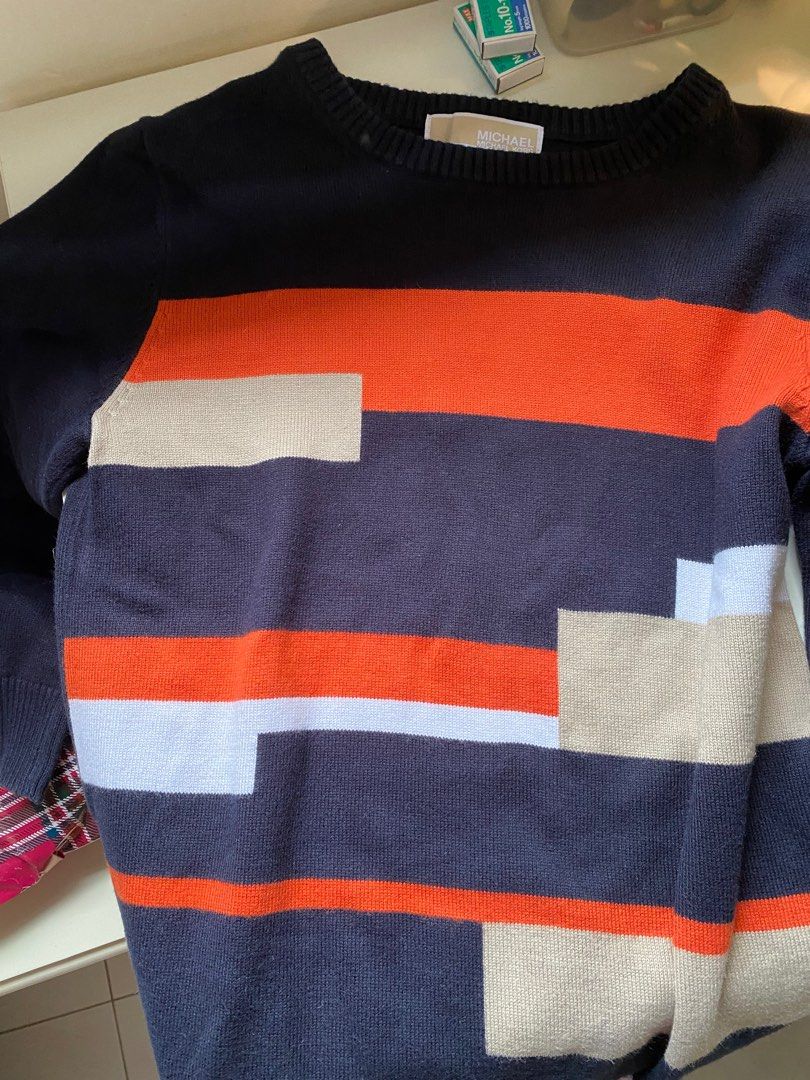 Michael kors sweaters mens orange deals