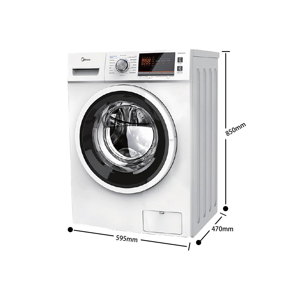 Midea washer Dryer 2 in 1 8kg/6kg, TV & Home Appliances, Washing