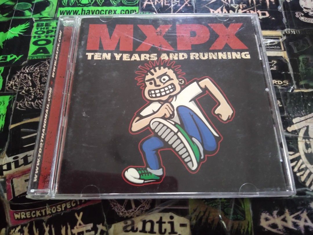 MxPx - Ten Years and Running Pop Punk CD 2002 (Category: CDs & DVDs) located in Rodriguez. Submitted by wasted_records (Listing ID 1273759703, Image 1). Description: Ten Years and Running is a compilation album by American punk rock band MxPx. Released on Tooth and Nail Records, the album consists of nineteen songs spanning MxPx's career, mostly from Tooth and Nail releases but including a song each from the A&M releases Slowly Going the Way of t
