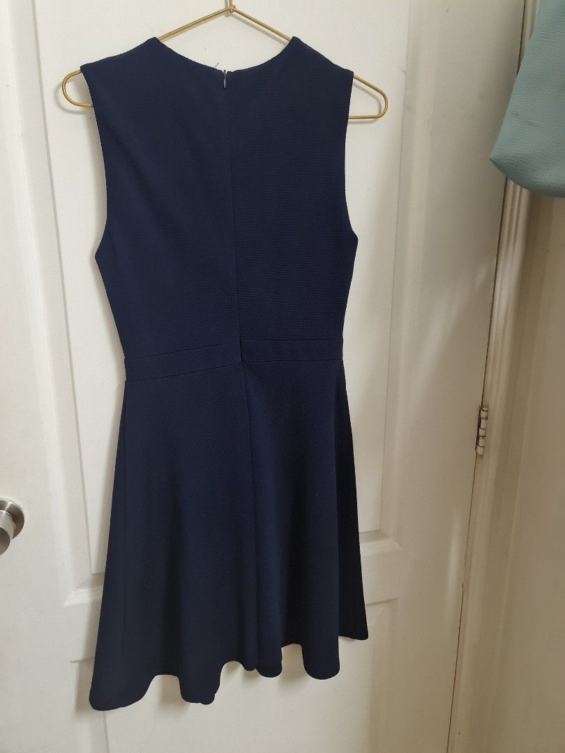 Zalora navy blue dress discount