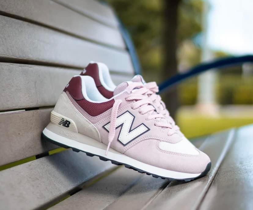 New Balance 574 Pink Mens Men s Fashion Footwear Sneakers on Carousell