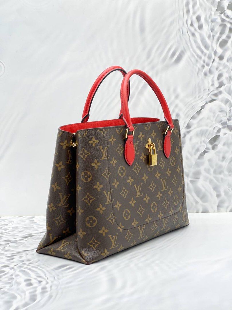 NEW YEAR SALE LOUIS VUITTON FLOWER TOTE BAG IN BROWN MONOGRAM