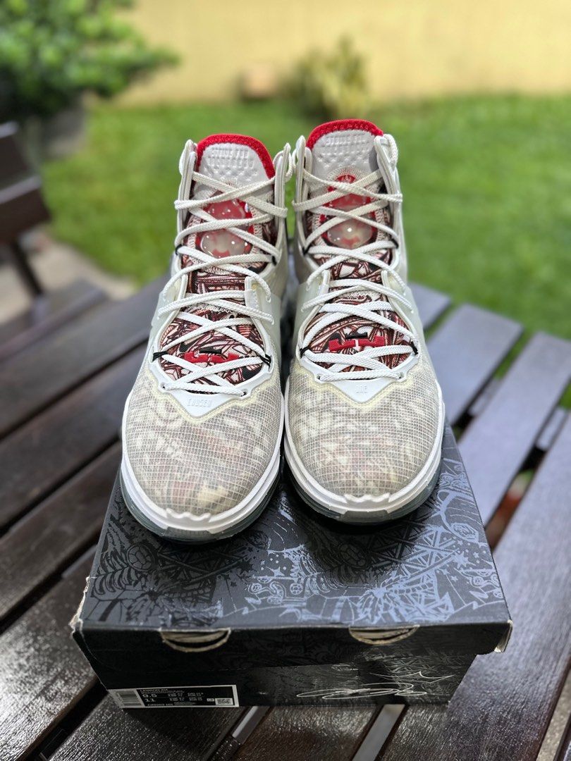 Nike Lebron 19 White Red