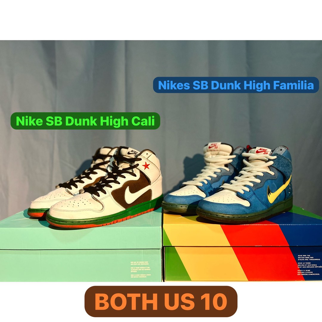 Nike SB Dunk High Familia US 10 Men s Fashion Footwear Sneakers on Carousell