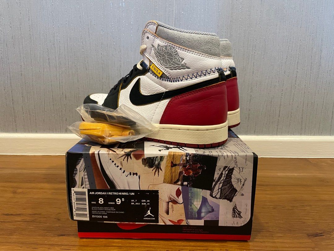 Nike Union LA Air Jordan 1 Black Toe Men s Fashion Footwear