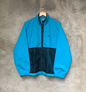 Supreme nike trail running jacket blue top
