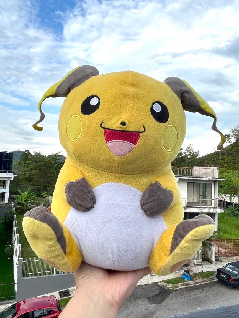 Giant raichu plush new arrivals
