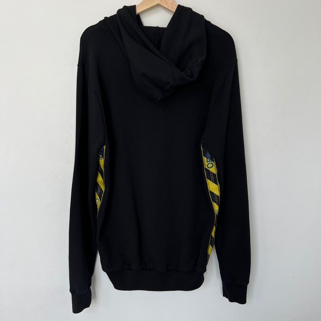 Off white firetape hoodie Fesyen Wanita Pakaian Wanita Baju
