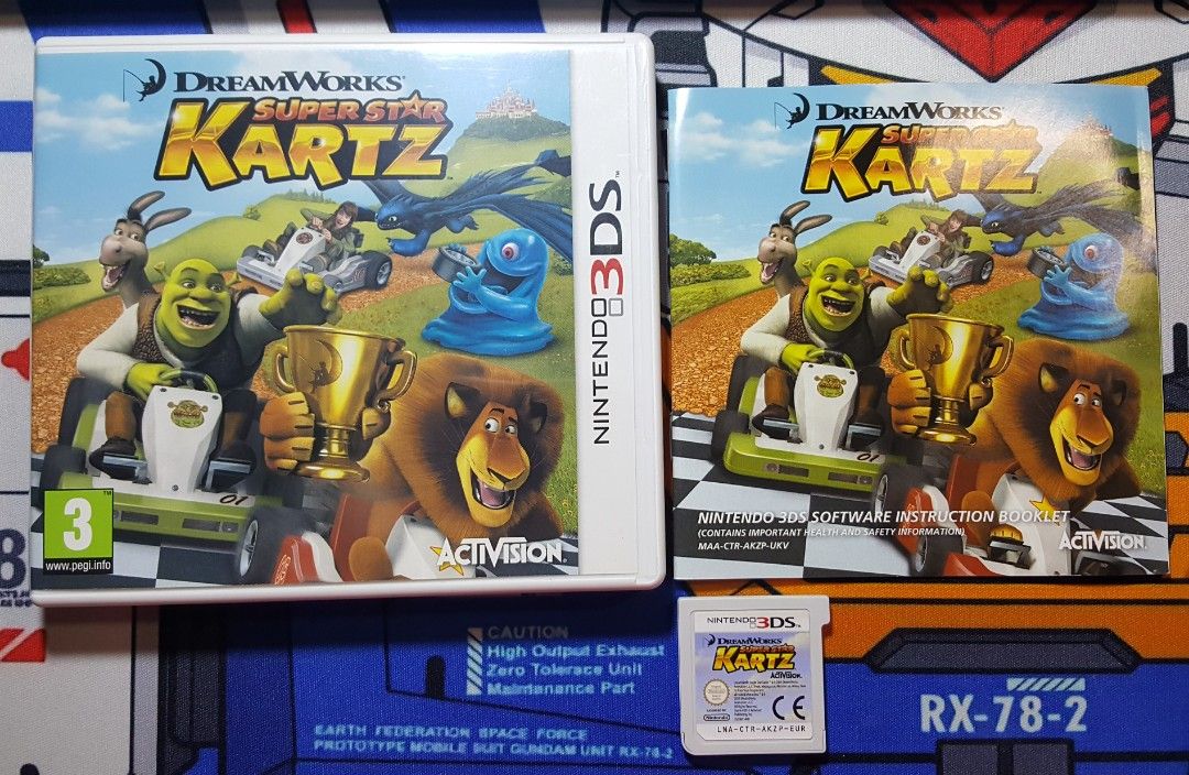 Dreamworks super top star kartz 3ds