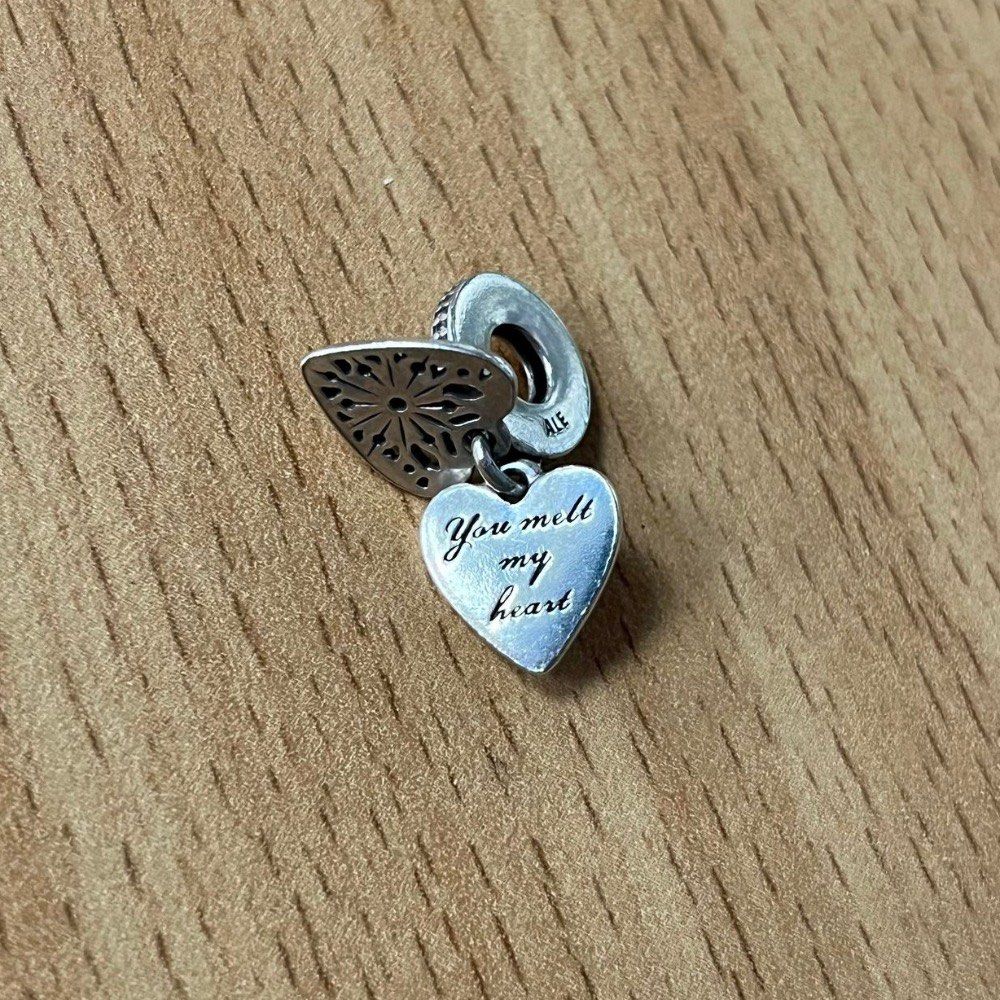 Pandora necklace and charms