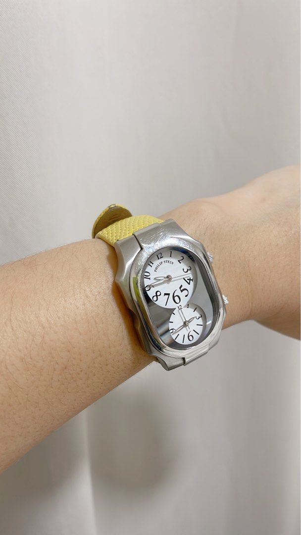 Philip Stein watch (Category: Luxury Watches) located in Bulacan. Submitted by closetsale1989 (Listing ID 1273753283, Image 3). Description: Philip Stein watch. Large size. Strap can be replaced. .
