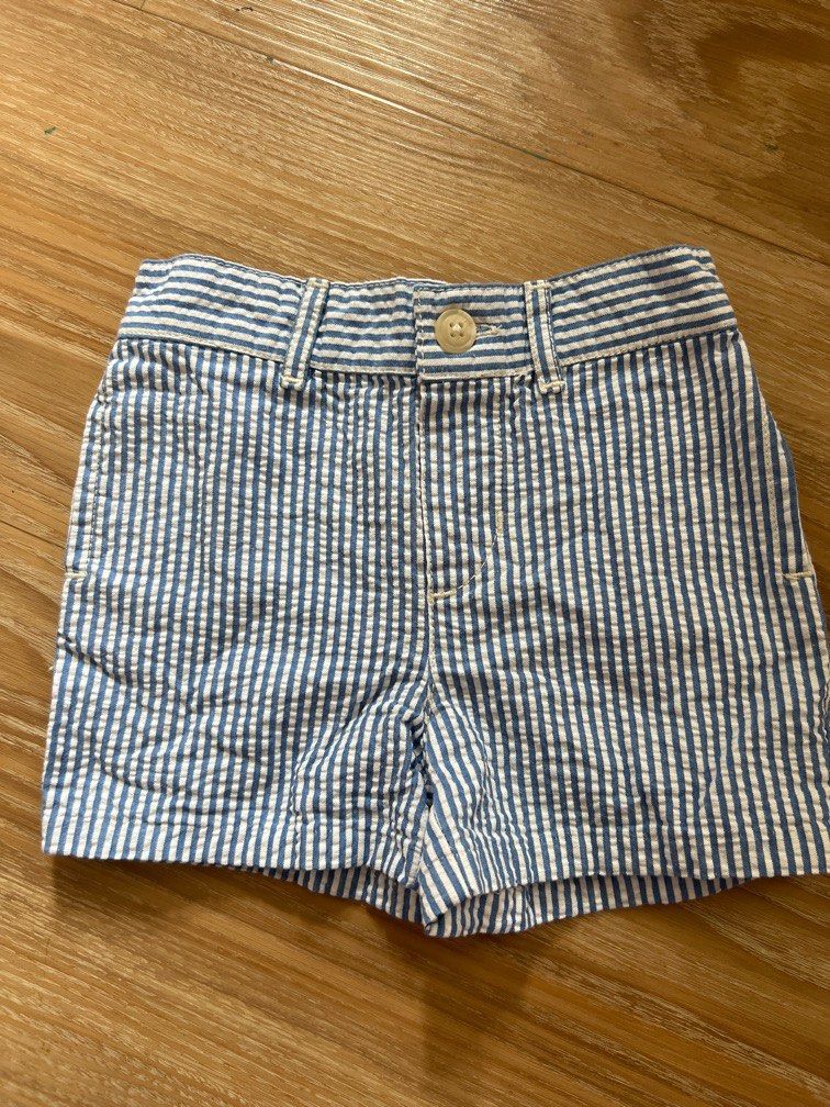 Ralph lauren striped best sale shorts