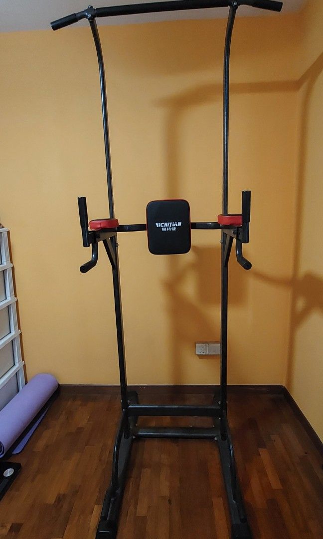 Power Tower Pullup Dips Bar Sports Equipment Exercise Fitness