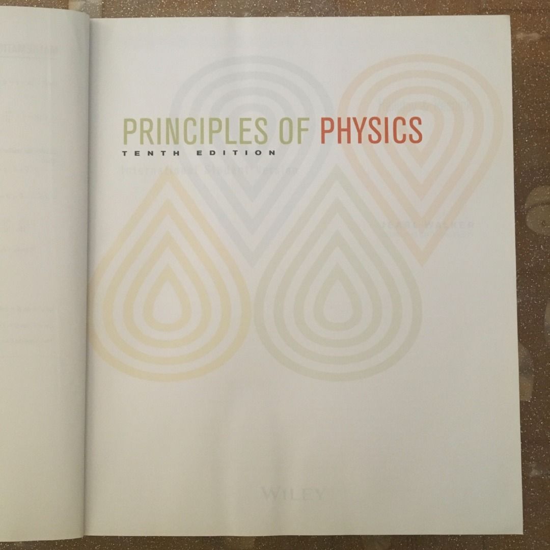 Principles of Physics 10th Edition International Student Version