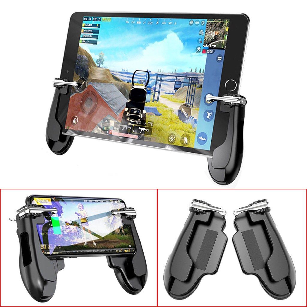 Joystick Telefono 6 Trigger Controller Per PUBG Mobile - Joystick A 6 Pulsanti Con Ventola Di Raffreddamento, Per Smartphone 4.7-6.5 Pollici Ventola Raffreddamento Gaming