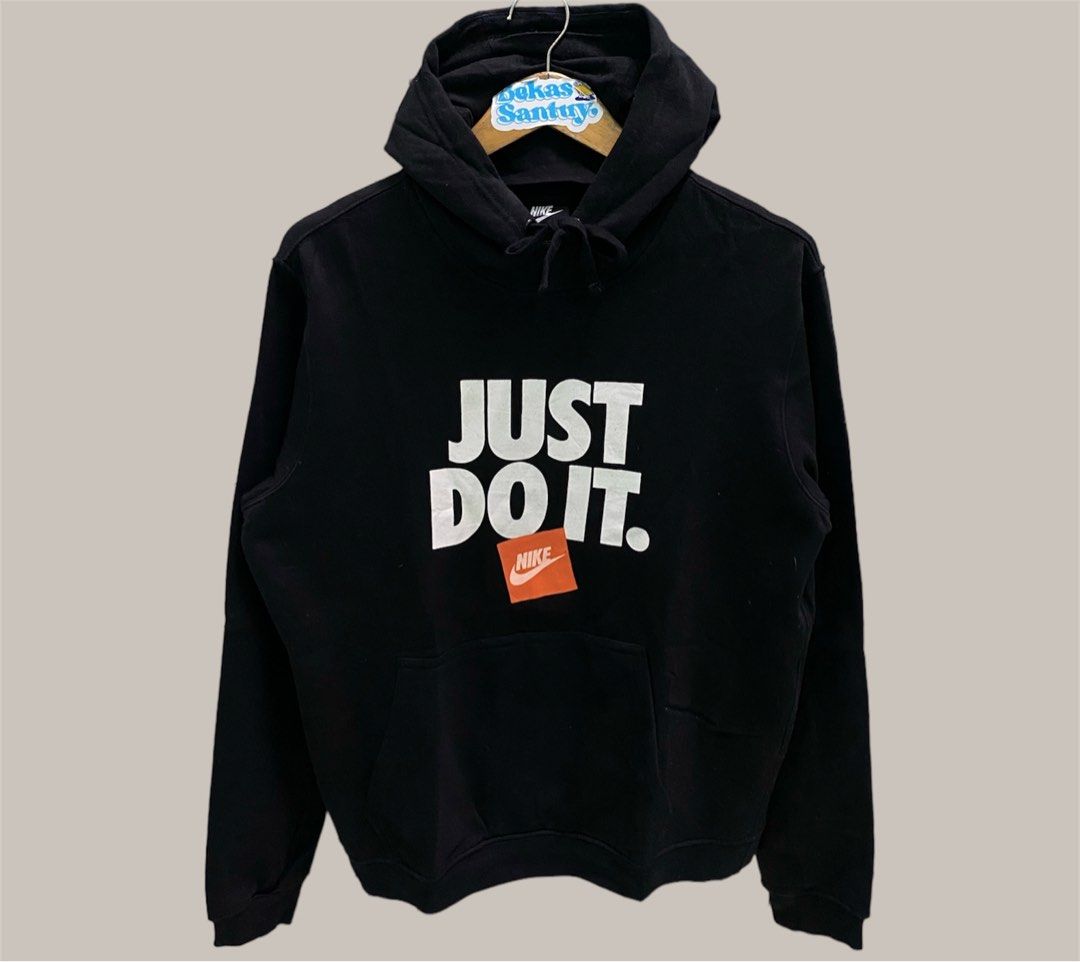Nike just do it hoodie black new arrivals