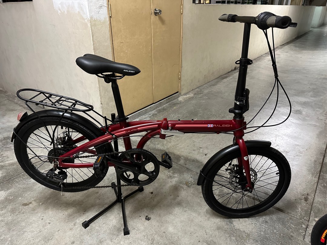 Raleigh calypso folding sale bike
