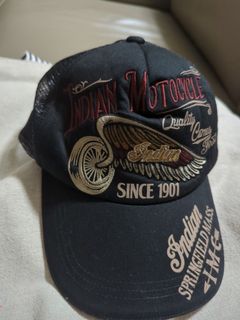 Indian motorcycle fitted hat top