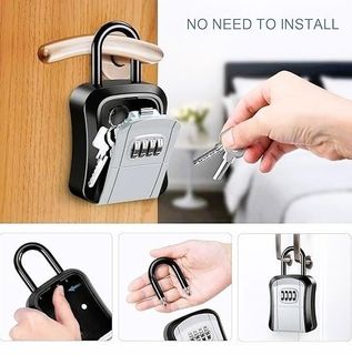 A18 eSynic Fridge Lock, 2pcs Adhesive Refrigerator Door Locks with Key,  Furniture & Home Living, Security & Locks, Locks, Doors & Gates on Carousell