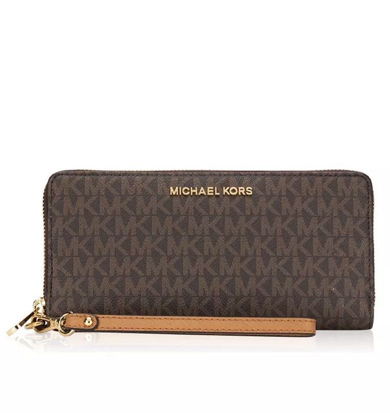 Michael kors large sales travel continental wallet
