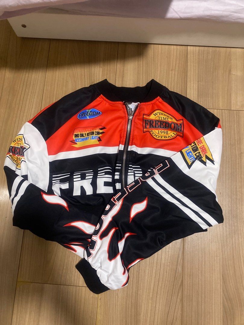 Red deals racer jacket