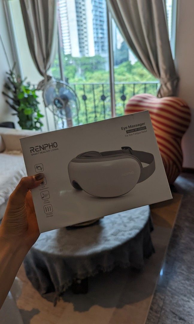 RENPHO Eyes Massager - Never Used, Health & Nutrition, Massage Devices ...