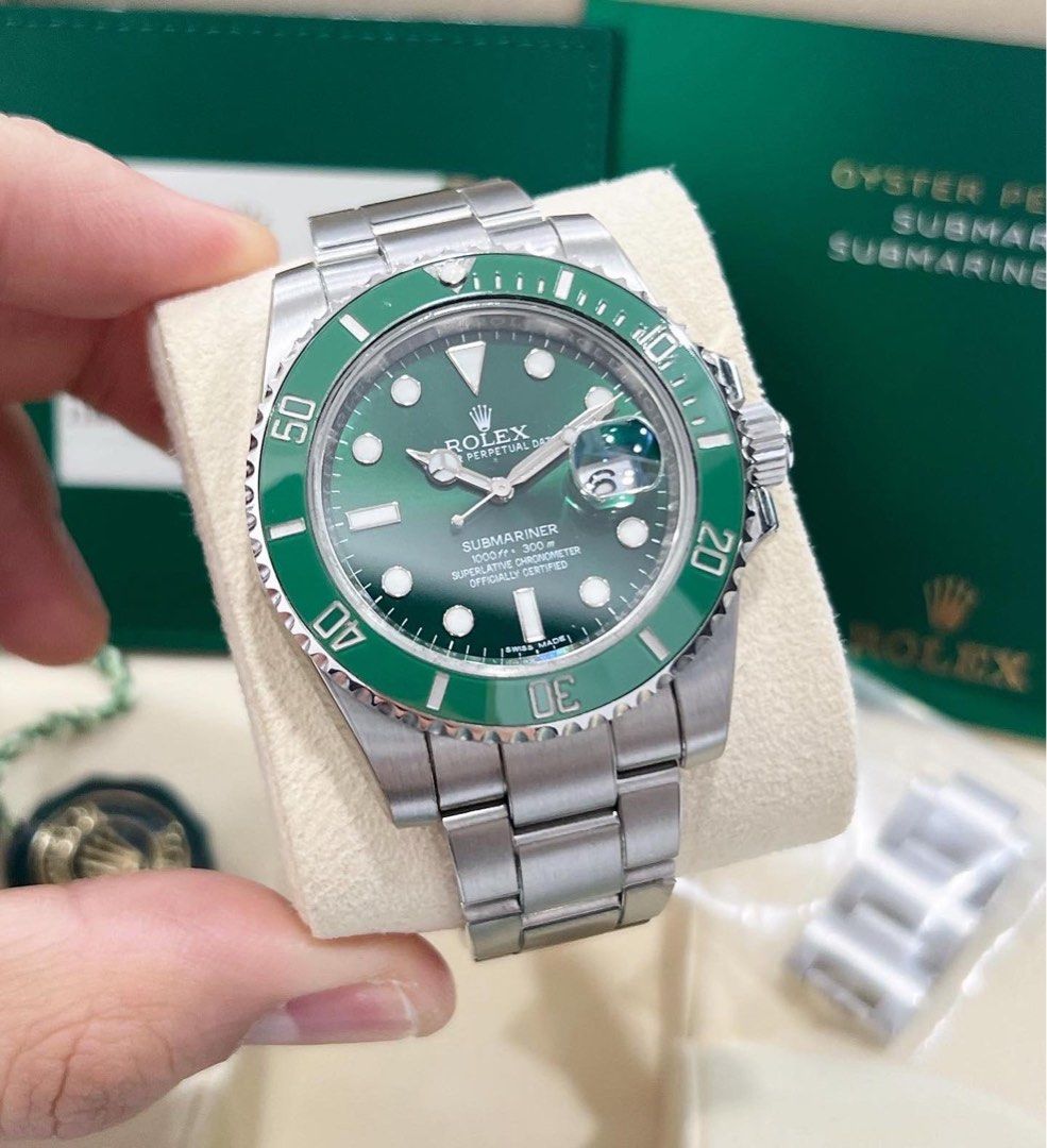 Rolex submariner hulk hotsell harga