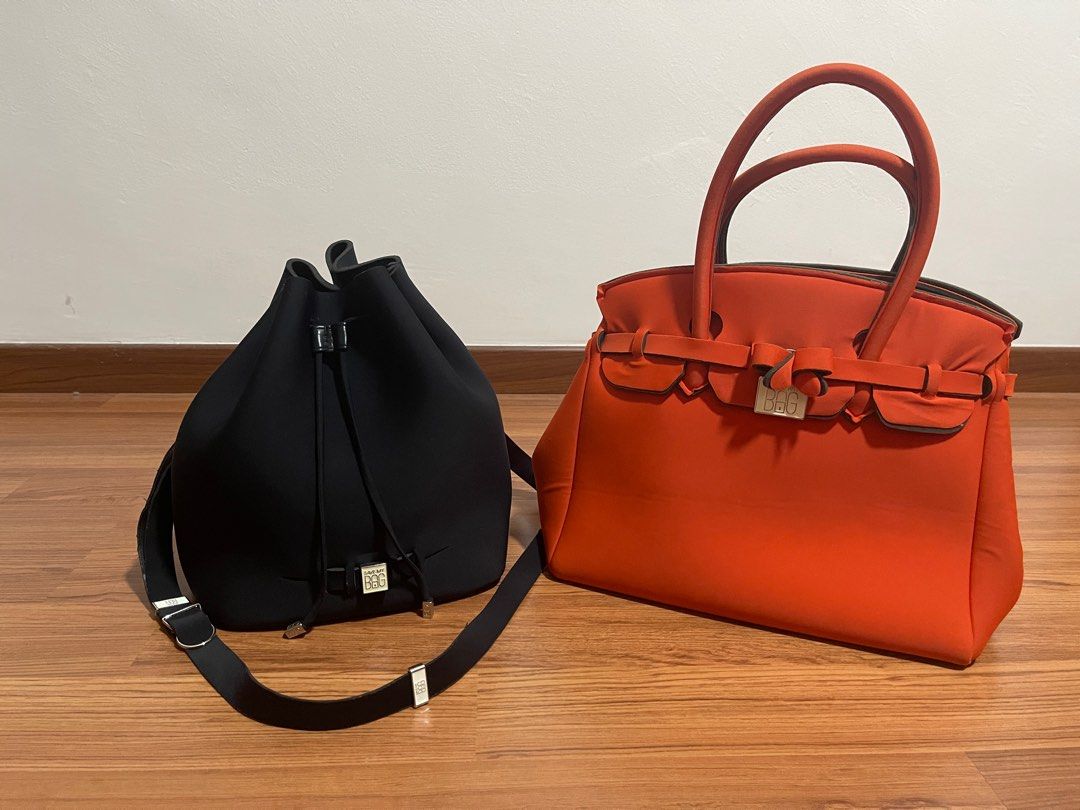 Save my bag top orange