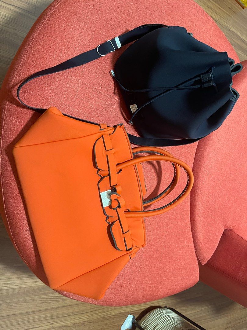 Save my bag top orange
