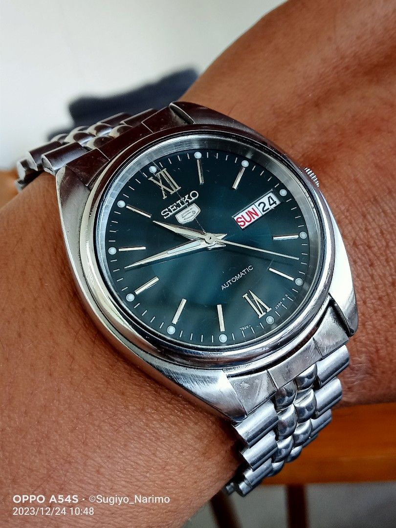Seiko5 SNXA21 Green Dial Rare Langka