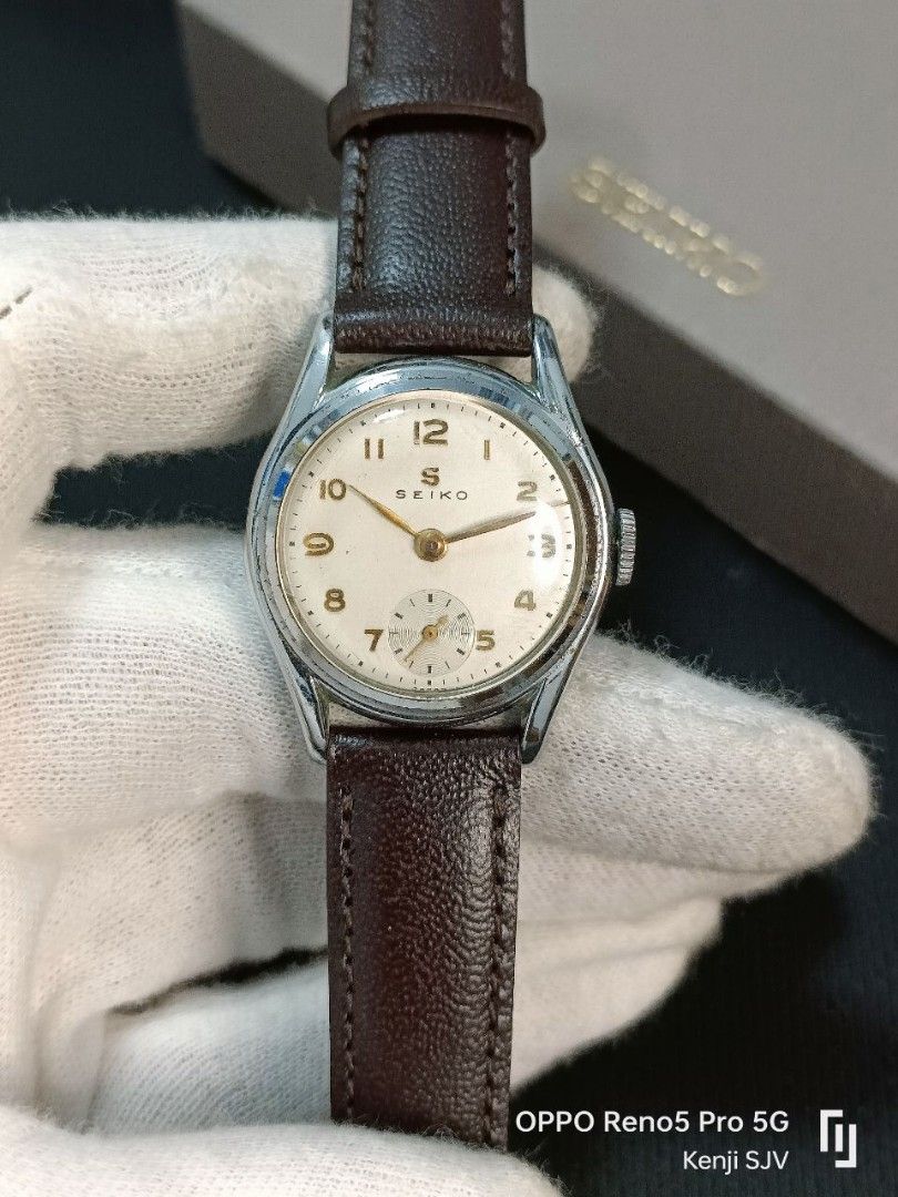 Seiko Sub second S mark handwind 28mm Men Ladies lug 15mm SS