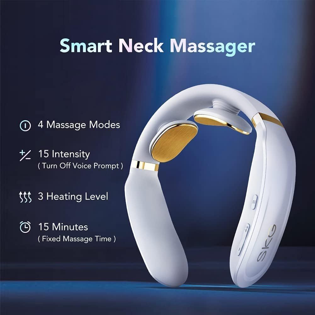 SKG Smart Neck Massager 4356 with Heat Function Voice Broadcast